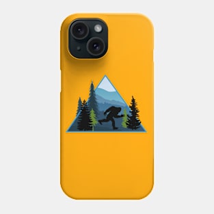 Bigfoot in Woods Phone Case