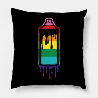 PRIDE SPRAYPAINT Pillow