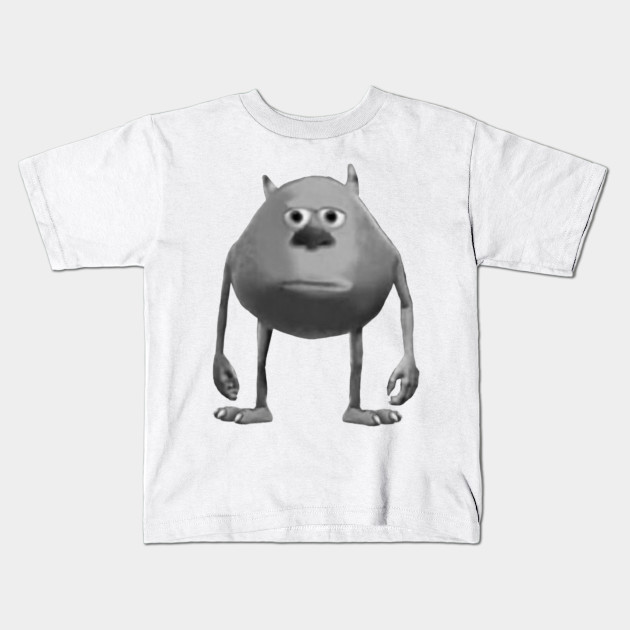 Black And White Mike Wazowski Meme Kids T Shirt Teepublic