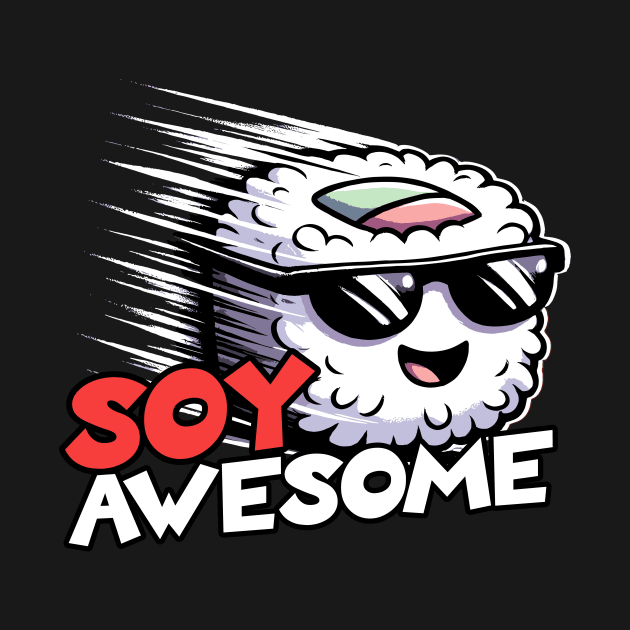 Soy Awesome Maki Sushi Roll by DoodleDashDesigns