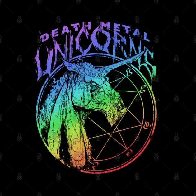 Death Metal Unicorn by jpowersart