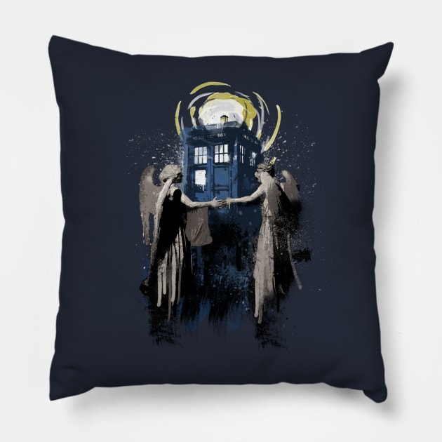 Wibbly Wobbly Blinky Winky Pillow by theSteele