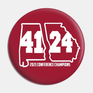 ALABAMA GEORGIA 2021 Pin