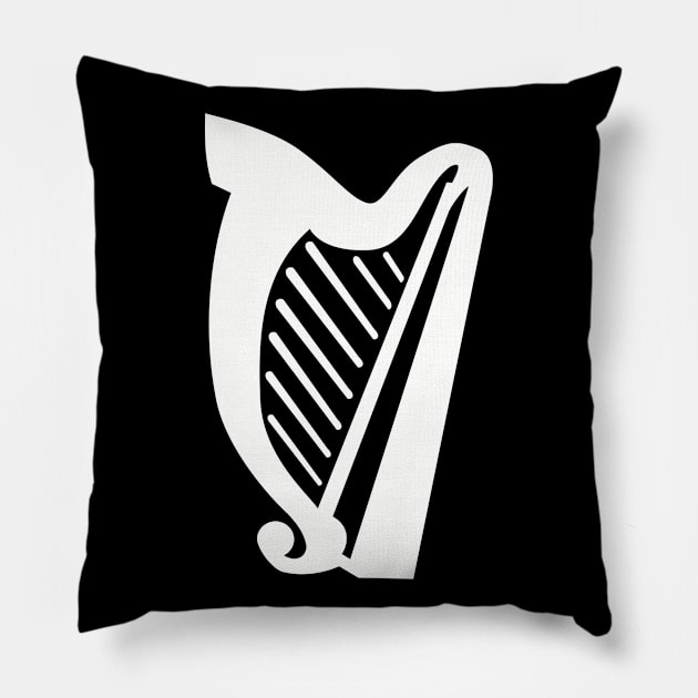 Harp Pillow by Designzz