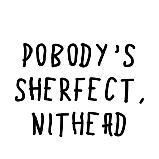 Pobody's Sherfect, Nithead T-Shirt