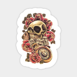 dead head Roses Magnet