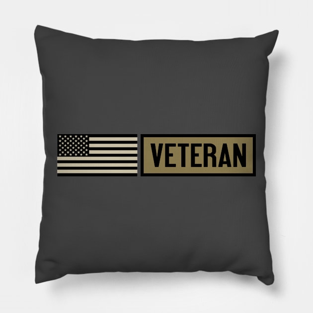 Veteran Pillow by Jared S Davies