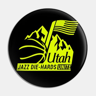 Utah Jazz Die-Hards Unite on Facebook Official T-Shirt Pin