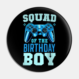 Squad of the Birthday Video Birthday Pin