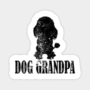 Poodles Dog Grandpa Magnet