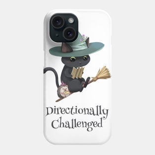 Directionally Challenged Cat and Hedgehog Witches Phone Case