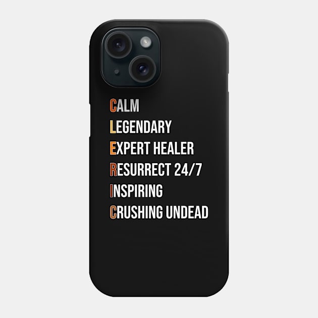 Cleric Healer Priest RPG Pnp Roleplaying Dungeon Meme Gift Phone Case by TellingTales