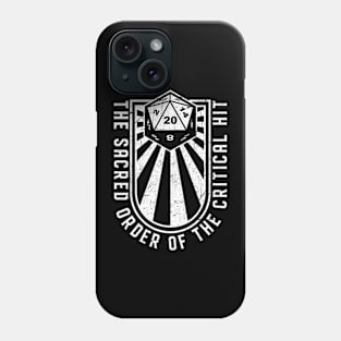 RPG - The sacred order of the critical hit Phone Case