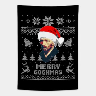 Vincent Van Gogh Funny Christmas Tapestry