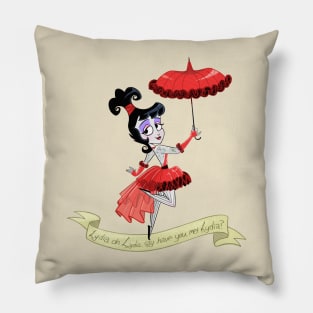 Lydia The Tattooed Lady Pillow