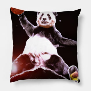 Basketball Dunk Panda Pillow