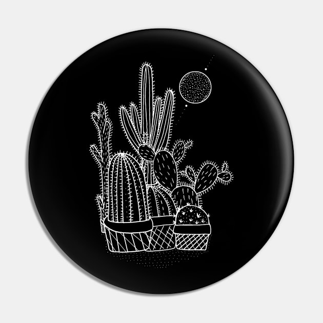 Cactus Plant pots Pin by Swadeillustrations