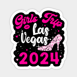 Las Vegas Girls Trip 2024 Cute Summer Vacation Party Match Magnet