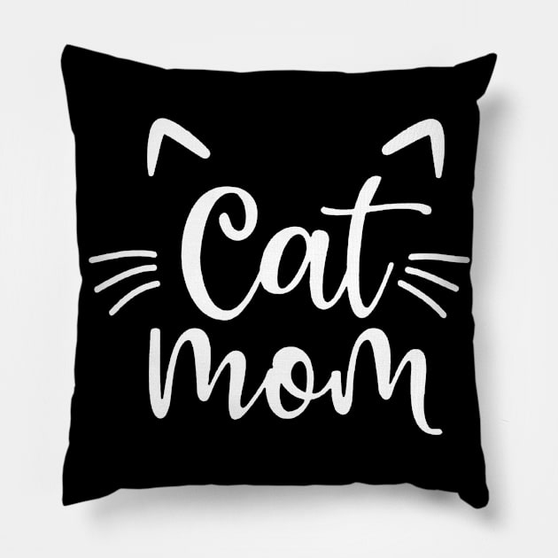 cat mom Pillow by agungpramanaartwork