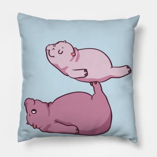 Acroyoga Baby Hippo Pillow