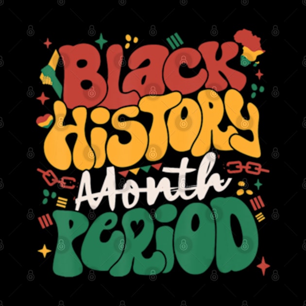 Black History Month Period African American Women Men Kids by marchizano