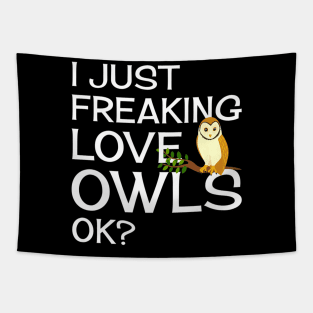 Night Owls Bird Tapestry