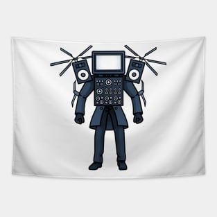 TITAN TV MAN Tapestry