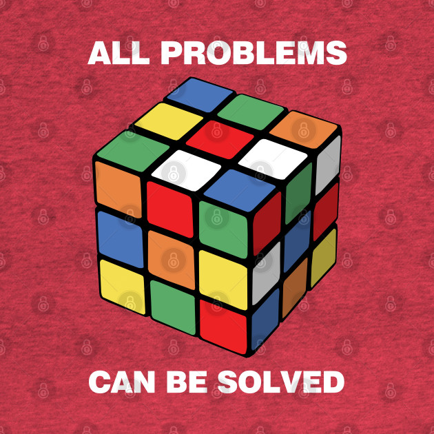 All Problems Can Be Solved - Rubik Cube - Kids Hoodie | TeePublic