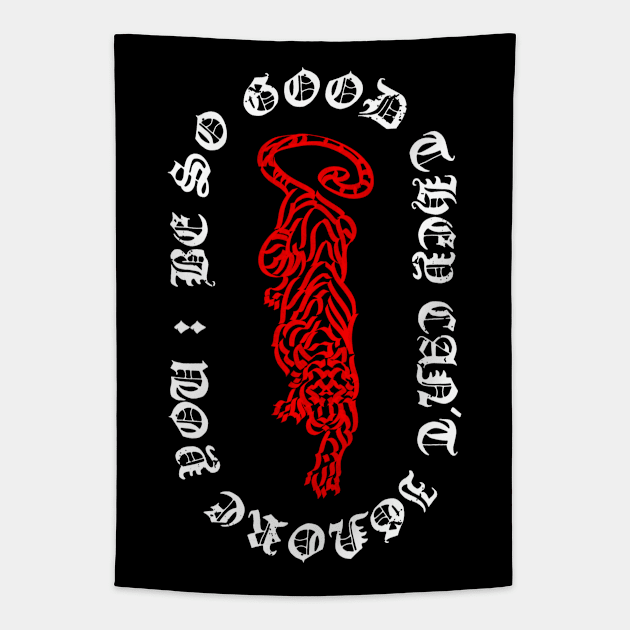 Calligraphy Tiger Tapestry by Sofyld