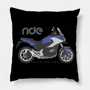 Ride nc750x blue/silver Pillow