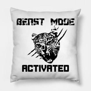 Beast Mode activated! Pillow