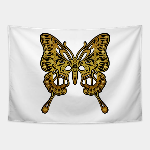 butterfly Tapestry by KHMISSA ART