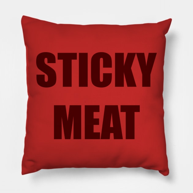 Sticky Meat iCarly Penny Tee Pillow by penny tee