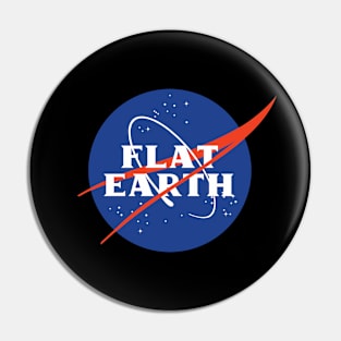 Flat Earth Nasa Pin