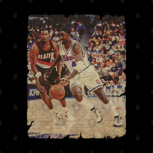 The Wizard Driving on The Late Great Jerome Kersey by Wendyshopart