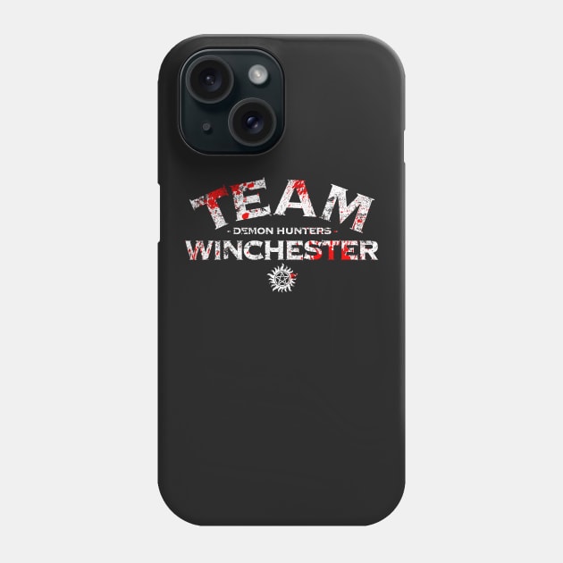 Team Winchester Phone Case by HappyLlama