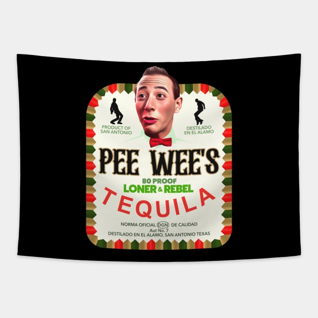 Pee Wee Herman's Tequila Tapestry by darklordpug