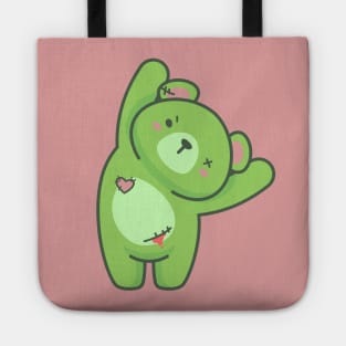 Kawaii zombie teddy bear Tote