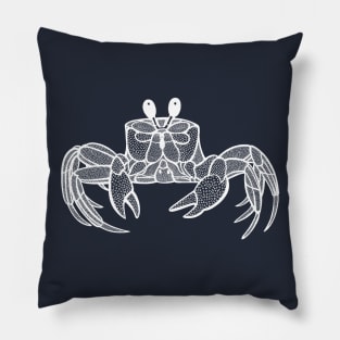 Crab drawing - hand drawn detailed animal design Pillow