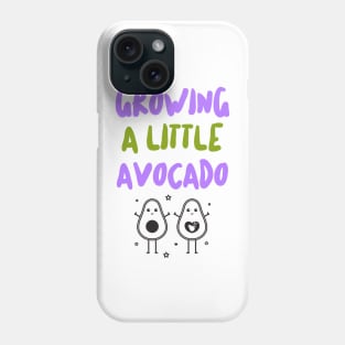 Growing a Little Avocado Cool Avocado Couple Phone Case