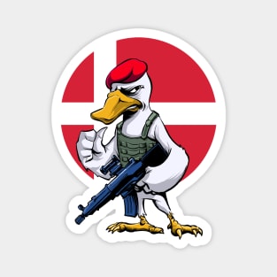 Denmark Swan Trooper Magnet