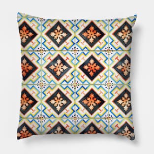 Azulejo — Portuguese tilework #18 Pillow