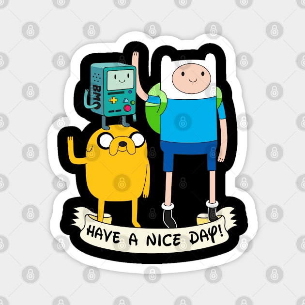 Finn Jake BMO Magnet by Plushism