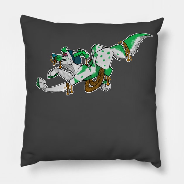 Falling Apart. [Halloween Design] Pillow by SparkingZoroark