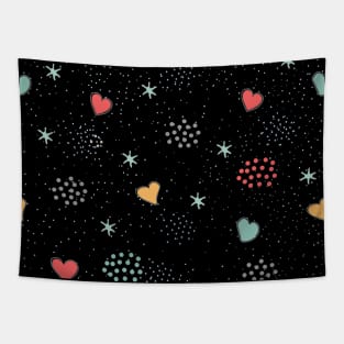 Heart Pattern Tapestry