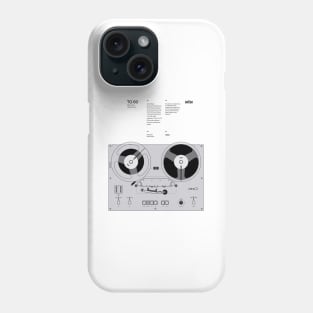 TG60 Tape Recorder Braun - Dieter Rams Design Phone Case