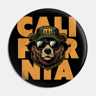 Vintage California Bear // Grunge California Lover Pin