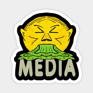 Anti Media Vomit Magnet