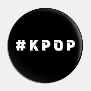 Hashtag Kpop Pin