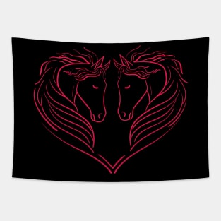 Heart of Horses Tapestry